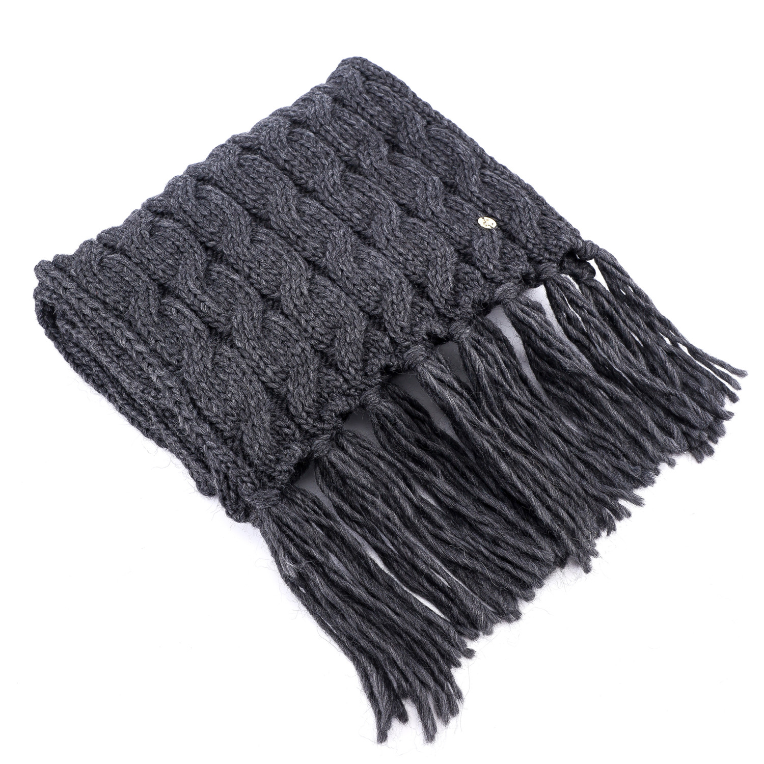 Шарф Coccinelle Wool Dark grey