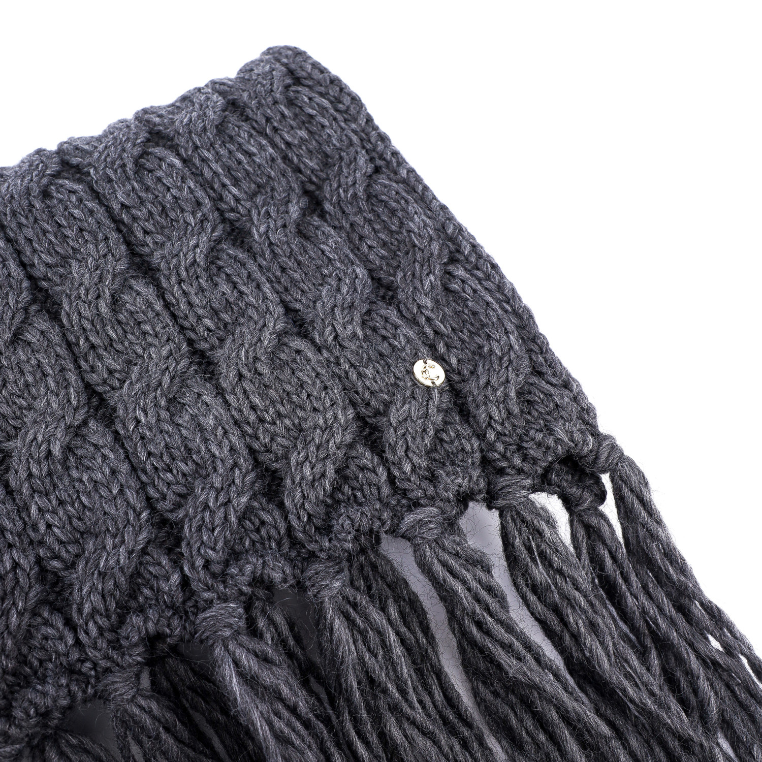 Шарф Coccinelle Wool Dark grey