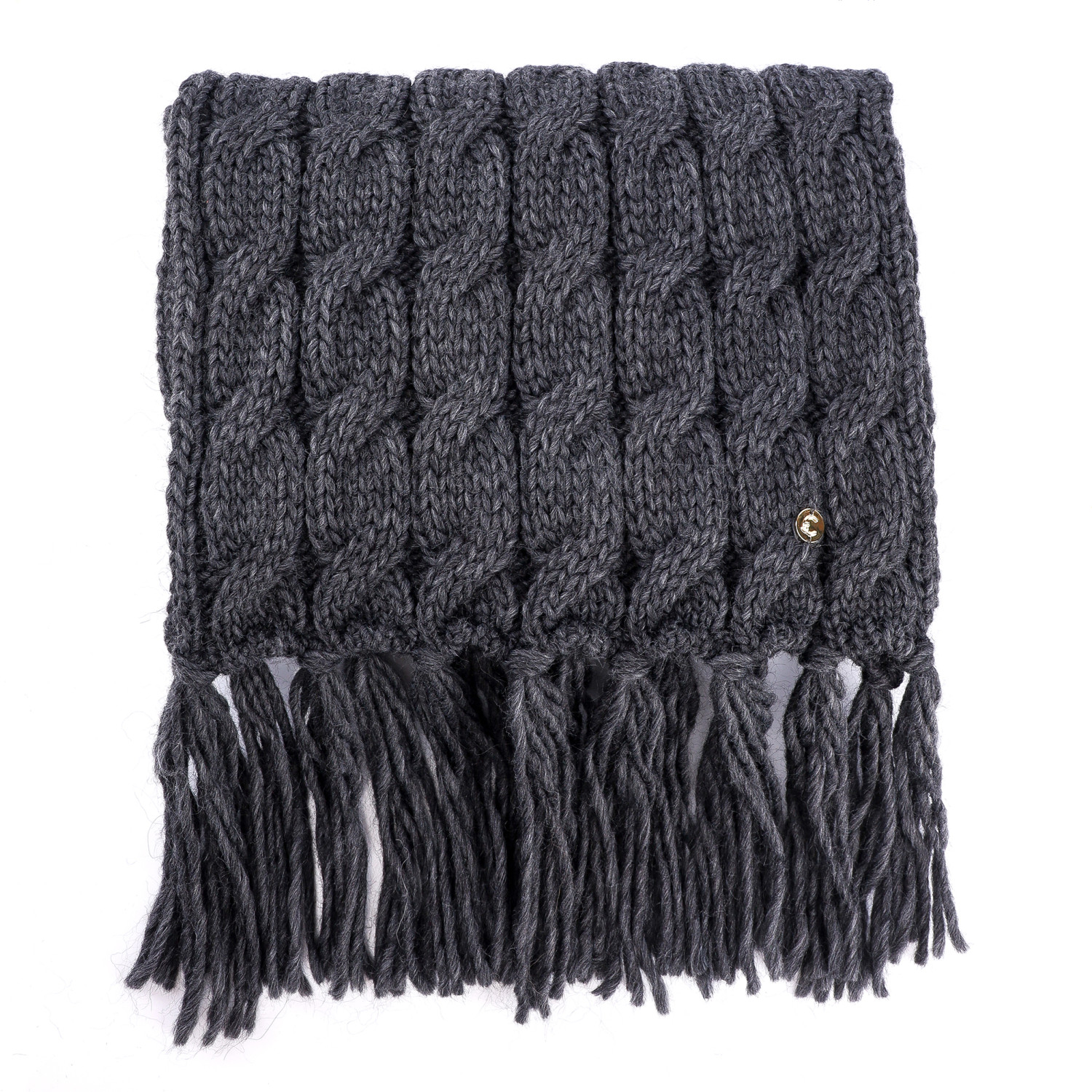 Шарф Coccinelle Wool Dark grey